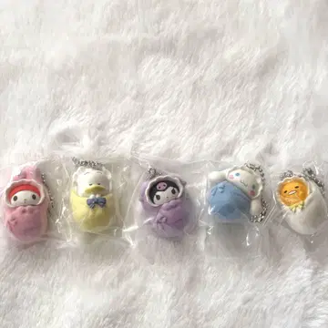 산리오 아기싸개 베이비 마스코트 3종 컴플리트