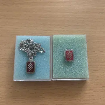 후쿠오카 여자학원 학교 휘장 핑 배지 목걸이 펜던트 새상품급