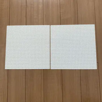 LEGO 화이트 플레이트 2개 세트 정품