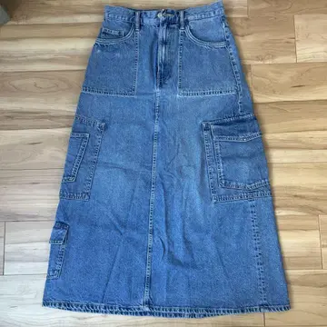 ZARA 데님 롱 스커트 S