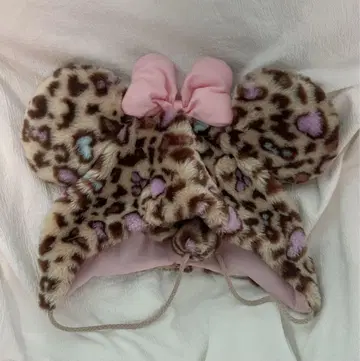미니 팬캡 레오파드 무늬