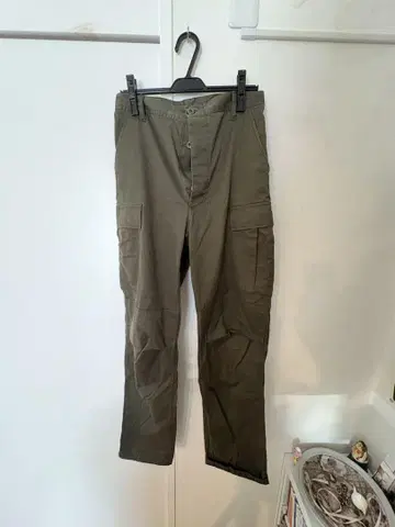 카고 팬츠 올리브 S