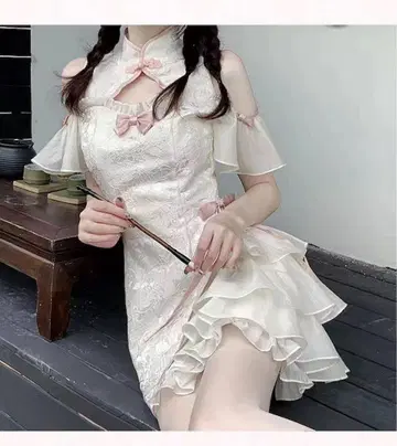 새상품급 차이나 원피스 할로윈 코스프레