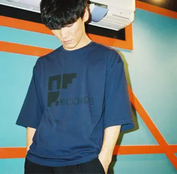 NFSC NF RECORDS TEE NAVY 사이즈 S 사카나쿠아리움