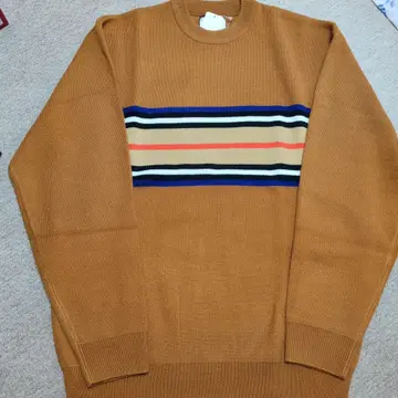 Butter 브라운 스트라이프 니트 M BUTTER GOODS