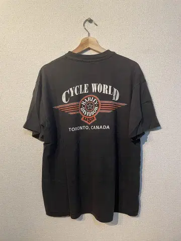 Harley-Davidson T셔츠 블랙 80s