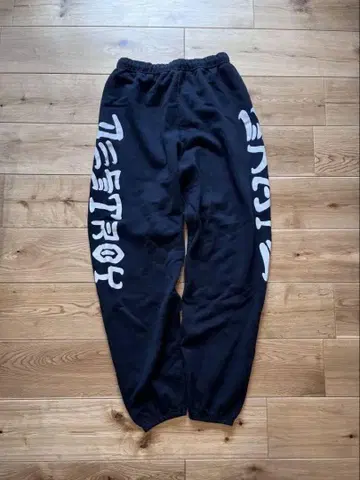 트레셔 SKATE DESTROY 스웨트 팬츠 블랙 M 사이즈