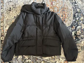 UNIQLO U 블랙 다운 자켓 L 사이즈