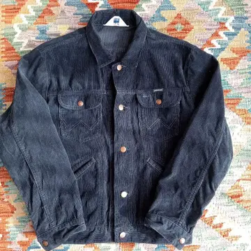 WRANGLER 다크 네이비 코듀로이 자켓