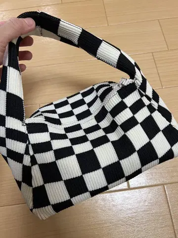 lastframe 체크 패턴 핸드백 새상품