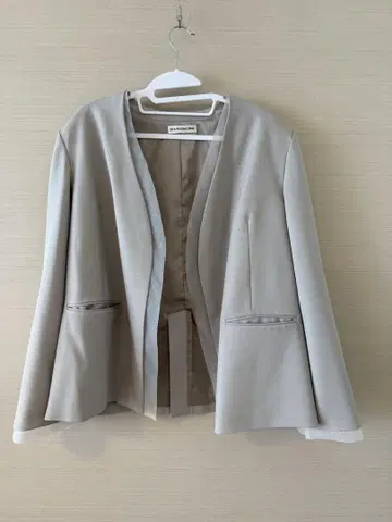 SEA ROOM LYNN 노카라 자켓 베이지
