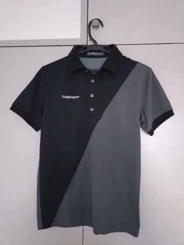 Trianglesquare 피케 셔츠 그레이/블랙