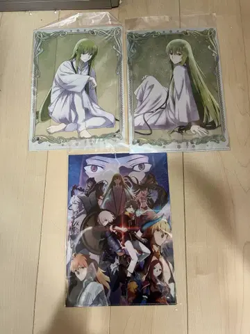 새상품 Fate Grand Order 클리어 파일 3장 세트