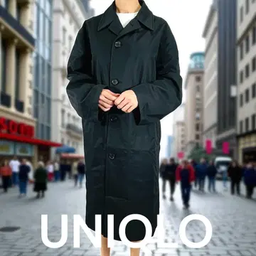 유니클로 스텐카라 코트 블랙 남성용