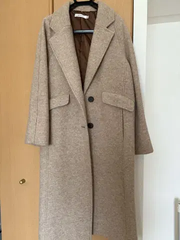 MOUSSY 베이지 롱 코트