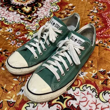 Converse 올스타 그린 로우컷 스니커즈