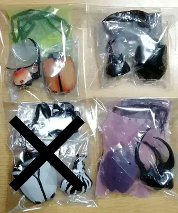 생물대도감 3종 노코기리 타테즈노 가부토 모렌캄프