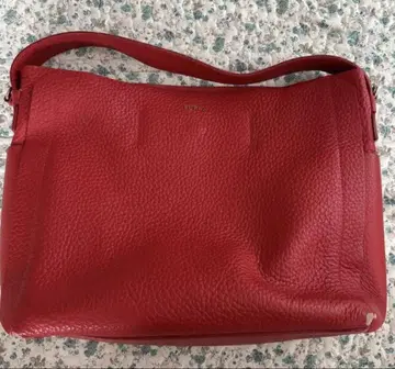 훌라 가죽 숄더백 오렌지