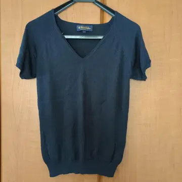 Brooks Brothers 네이비 V넥 반팔 T셔츠 L