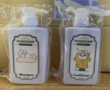 YOSISTAMP 샴푸와 네이비 보틀 세트