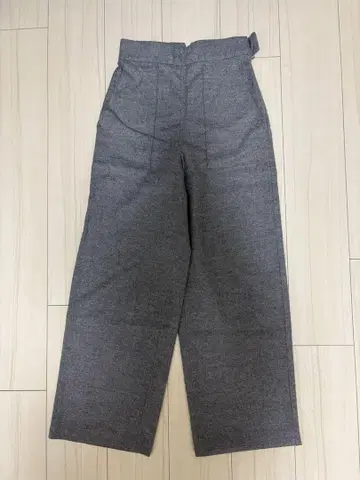 MACPHEE 맥피 그레이 와이드 팬츠