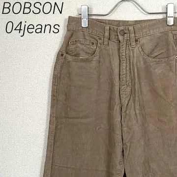 BOBSON 04jeans 와이드 팬츠 코듀로이 포켓 부착 심플