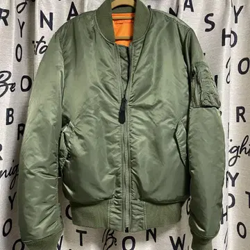 ALPHA INDUSTRIES MA-1 L 사이즈 카키