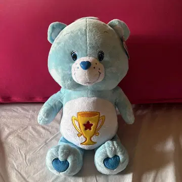 케어베어 스카이블루 봉제 인형
