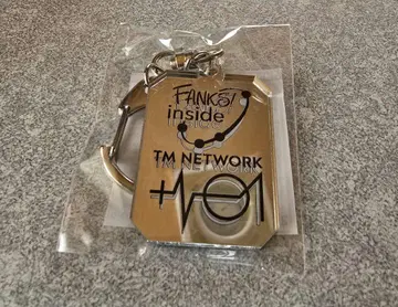 TM NETWORK 타워 레코드 한정판 거울 아크릴 키링