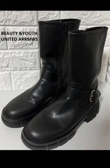 BEAUTY & YOUTH UNITED ARRMWS 엔지니어 부츠 37