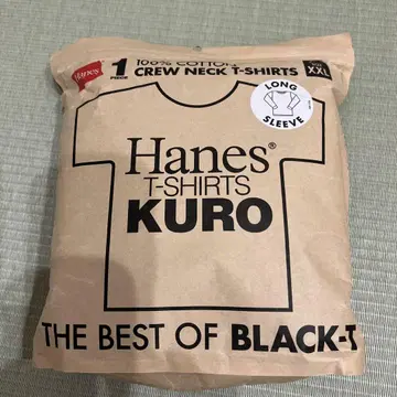 Hanes LS T-SHIRTS KURO