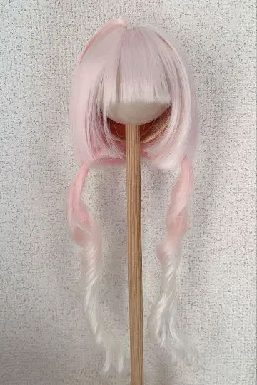 딜러님 SD 1/3 세트 가발 핑크 화이트 21~23cm
