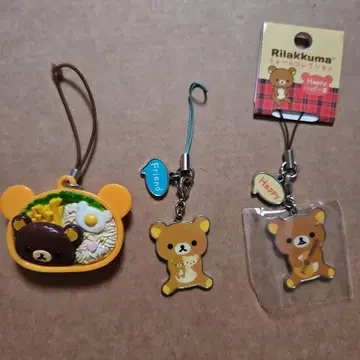 헤이세이 레트로 리락쿠마 스트랩 세트 2013