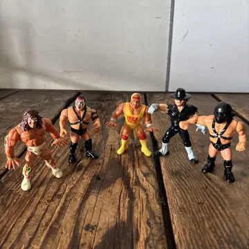 당시 물품 묶음 판매 5체 90s 하스브로 WWF 피규어 헐크 호건