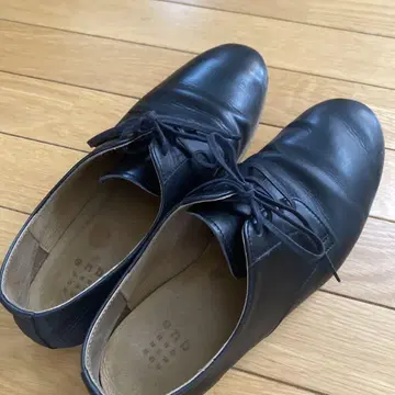 que shoes 가죽 신발 블랙
