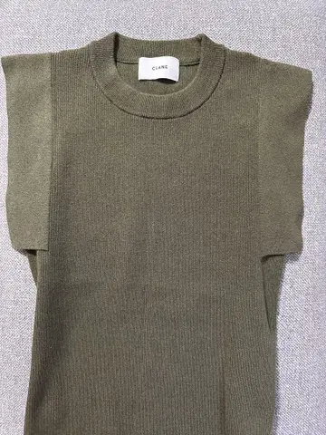 [ CLANE ] 반팔 니트 SQUARE SLEEVE KNIT TOPS