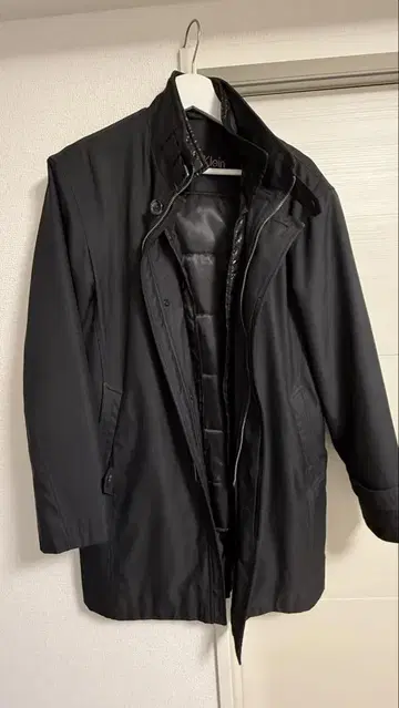 Calvin Klein 블랙 코트 L