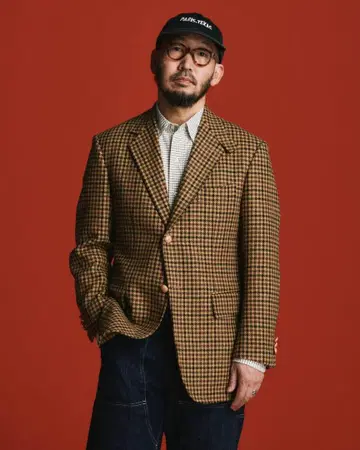 더 젠틀맨 인 더 파라 트위드 체크 자켓