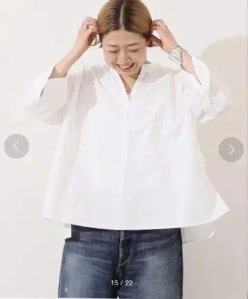 덤프 와셔 키넥 블라우스