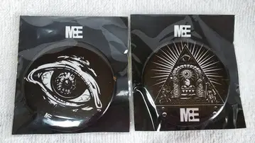 DR M:E 55mm 캔뱃지 2개 서브컬쳐 눈알 프리메이슨 ME