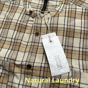 택 포함 새상품! Natural Laundry 내추럴 랜드리 셔츠 원피스