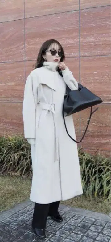 Lauren sidebelt long coat