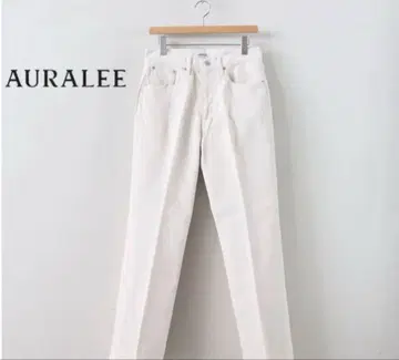 AURALEE hard twist denim 5p pants