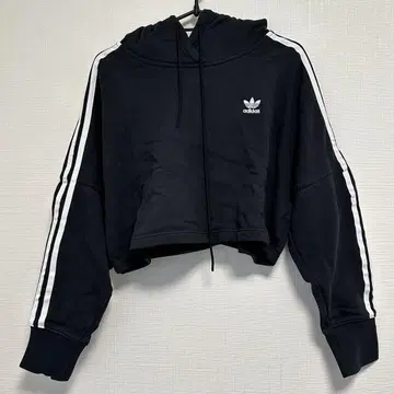 [ 새상품급 ] adidas 후드 맨투맨 BLACK