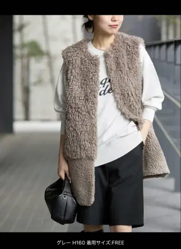 JOURNAL STANDARD relume 인조 모피 베스트 지레