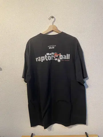 랩터스 T셔츠 XXL 블랙 하드 록 카페 vintage