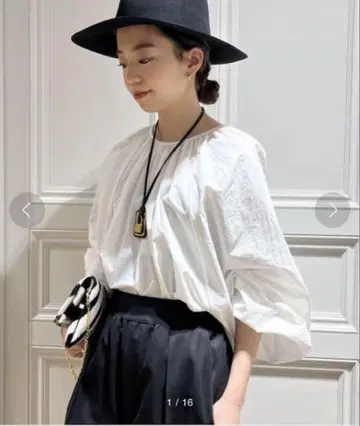 MUSE de Deuxieme Classe 래글런 슬리브 블라우스