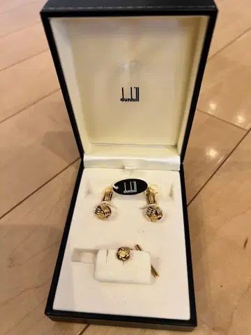 [ 컨디션 최상 ] dunhill 엘레강트 커프스 금 도금