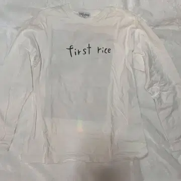 THE END 프론트 프린트 T셔츠 L 사이즈