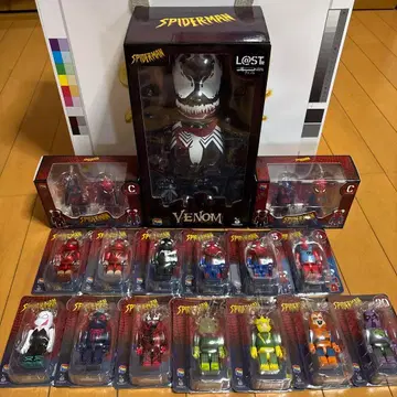 스파이더맨 베놈 베어브릭 피규어 세트